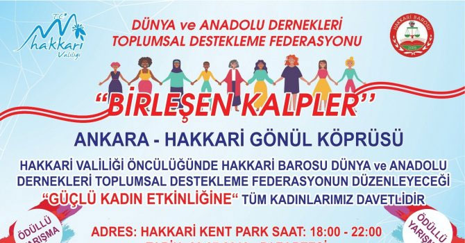 Güçlü kadınlar etkinliğine davet...