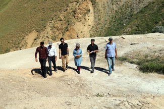 Başkale Travertenlerinde inceleme yapıldı