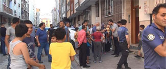 Taciz iddiası mahalleliyi ayağa kaldırdı