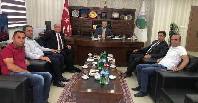 Halkbank Bölge Koordinatörü'nden Taş'a ziyaret