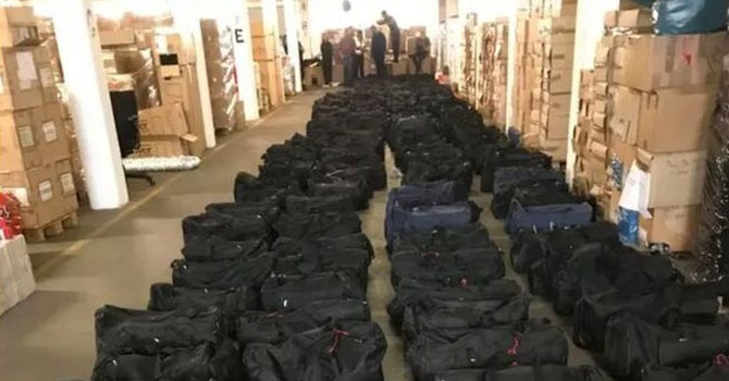 Limanda 1 milyar euro değerinde kokain ele geçirildi