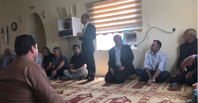 HDP'li Dede, Vedat Ekinci'nin taziyesine katıldı