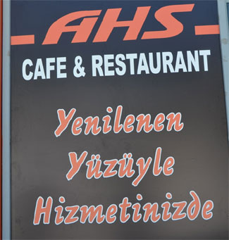 AHS Cafe & Restaurant yenilenen yüzü ile hizmetinizde!