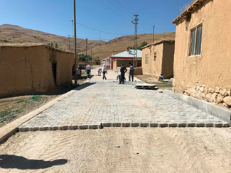 Başkale'de alt yapı çalışmaları devam ediyor!