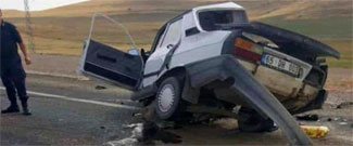 Ağrı’da yürek burkan kaza: