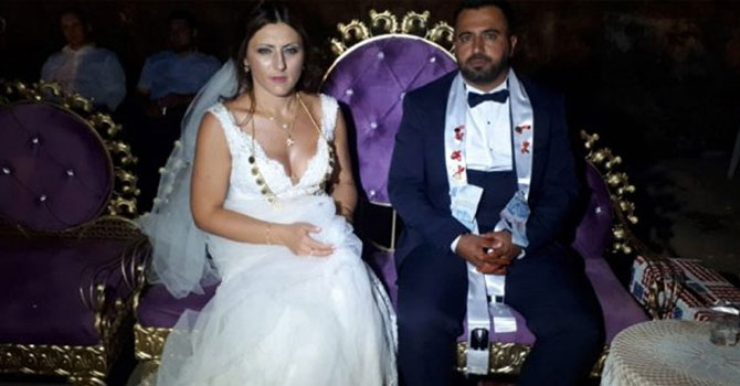 ABD'den Çukurca'ya gelin geldi