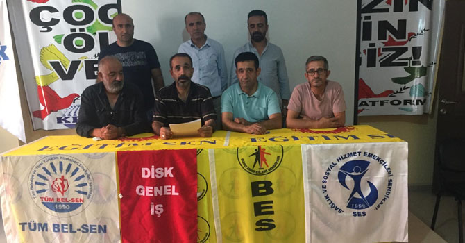 KESK, İHD, DİSK ve TMMOB'tan kayyum tepkisi