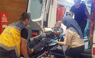 Kolunu makineye kaptıran genç ağır yaralandı