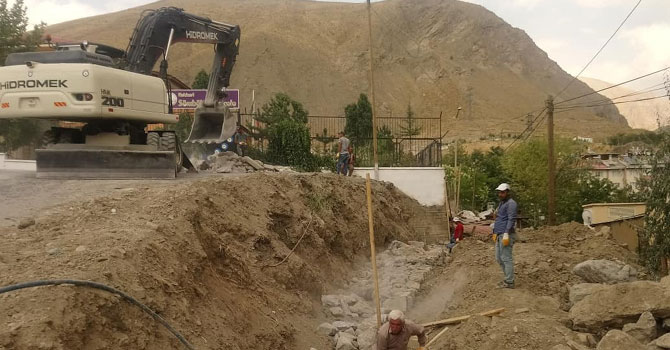 Sümbül Mahallesinde alt yapı çalışmaları!