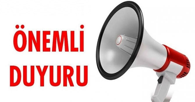 Hakkari Belediyesinden önemli duyuru!