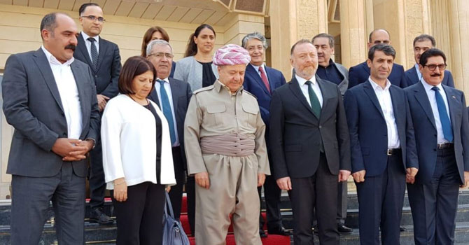 HDP’den Mesut Barzani’ye ‘Çözüm’ Ziyareti