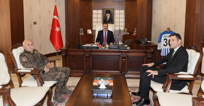 Yeni Emniyet Müdürü Aydın'dan Vali Akbıyık'a ziyaret