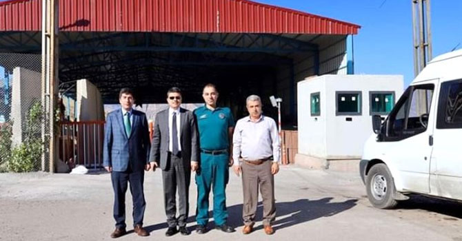 Kaymakam Öztürk'ten Üzümlü Sınır Kapısı'na ziyaret