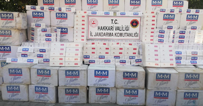 Şemdinli'de kaçakçılara operasyon