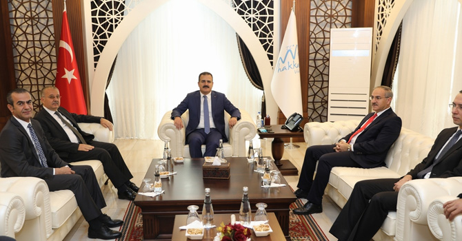 İZDES heyetinden Vali İdris Akbıyık'a ziyaret