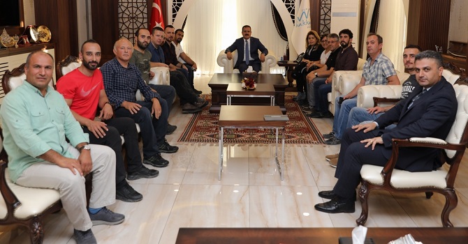 Kurşun-Çinko Çalışma Grubundan Vali Akbıyık'a ziyaret