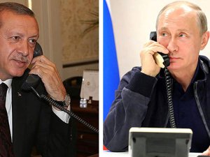 Cumhurbaşkanı Erdoğan Rusya Devlet Başkanı Putin ile görüştü