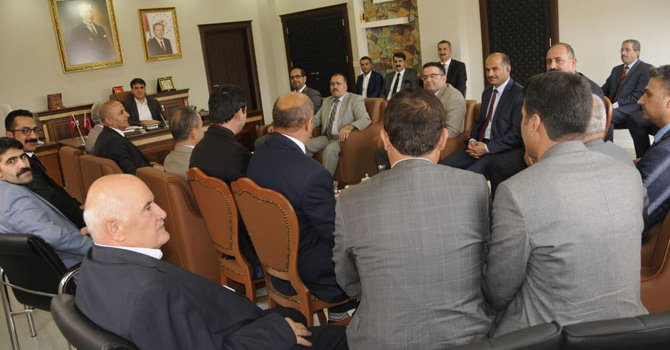 Kurum müdürlerinden Derecik ilçesine ziyaret!