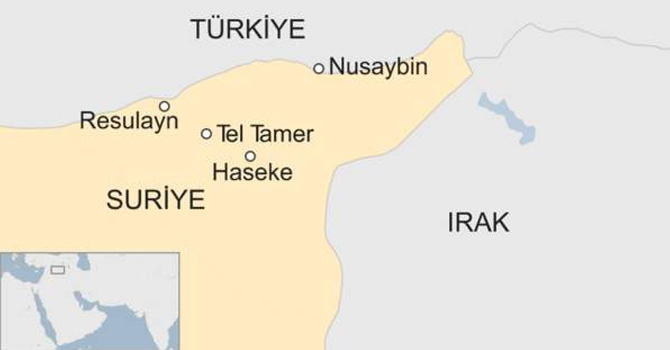 Suriye medyası: Ordu güçleri Tel Tamer'e girdi