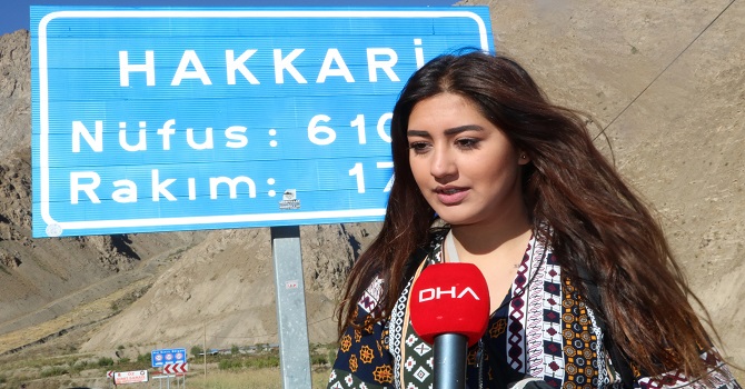 Otostopla çıktığı Türkiye turunu, Hakkari'de tamamladı