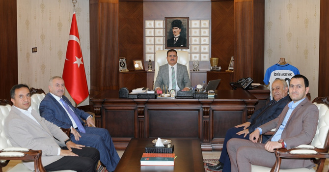 YÜTSO Başkanı Pınar'dan Vali Akbıyık'a ziyaret!