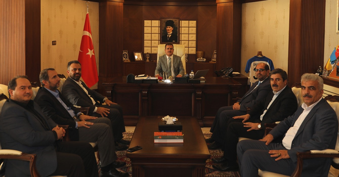 Ensar Vakfı Heyeti'nden Akbıyık'a ziyaret