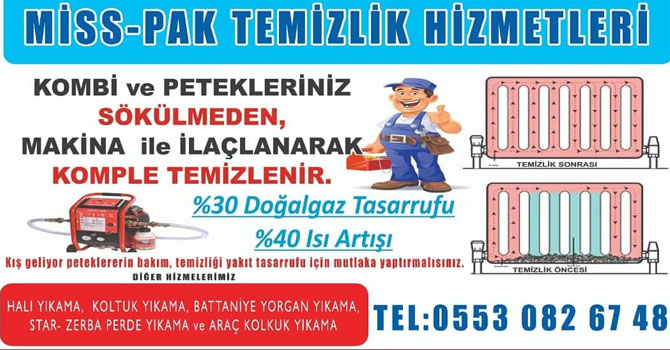 "Miss-Pak Temizlik Hizmetleri'den" Hakkari'de bir ilk daha!