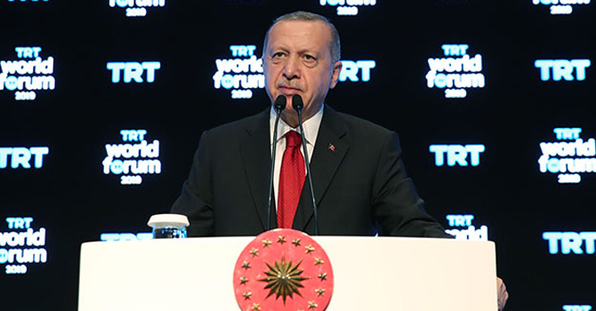 Erdoğan: Tüm batı, teröristlerin yanında yer aldı