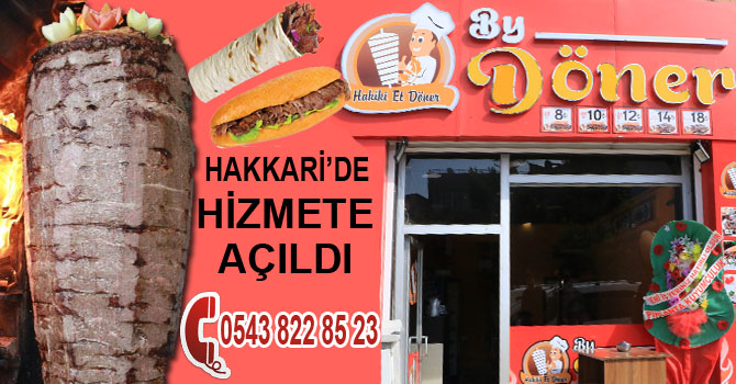 Hakkari’de “By Et Döner Salonu” hizmete açıldı