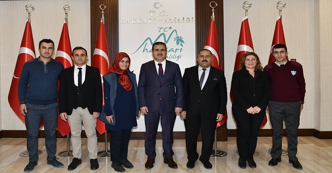 Hakkari PTT'den Vali Akbıyık'a ziyaret