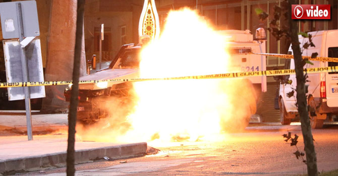 Hakkari'de Bomba paniğine neden olan Bavul böyle patlatıldı