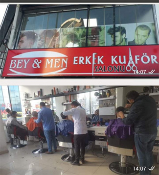 Beymen Erkek Kuaförü hizmetinizde!