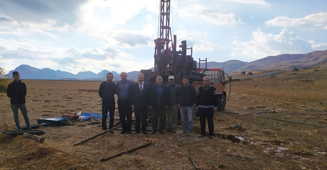 Durankaya göletinin sondaj çalışması başladı