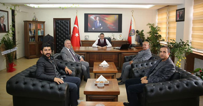 YÜTSO heyetinden Müdür Aydın'a ziyaret!