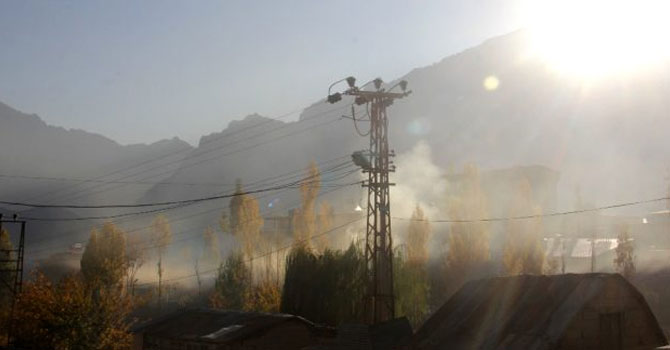 Hakkari'de hava kirliliği