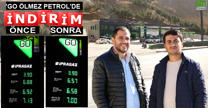 Hakkari 'Ölmez Petrol'den özel indirim