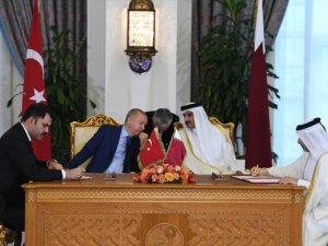 Katar'la 7 anlaşma imzalandı!