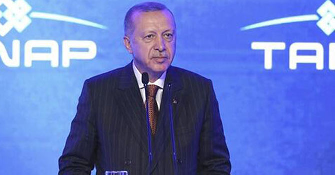 Erdoğan, TANAP Avrupa Bağlantısı açılışında konuştu