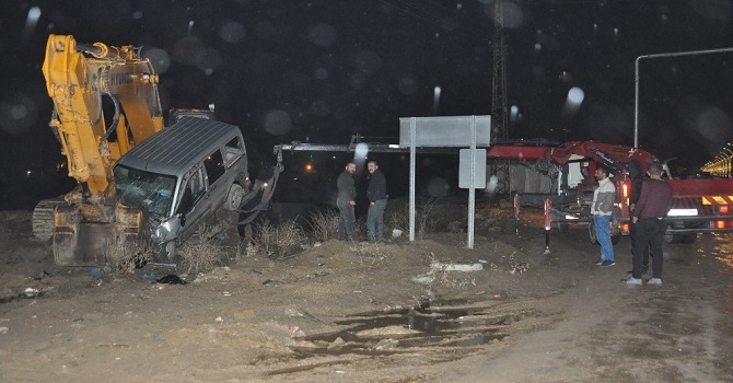 Yüksekova'da trafik kazası: 4 yaralı