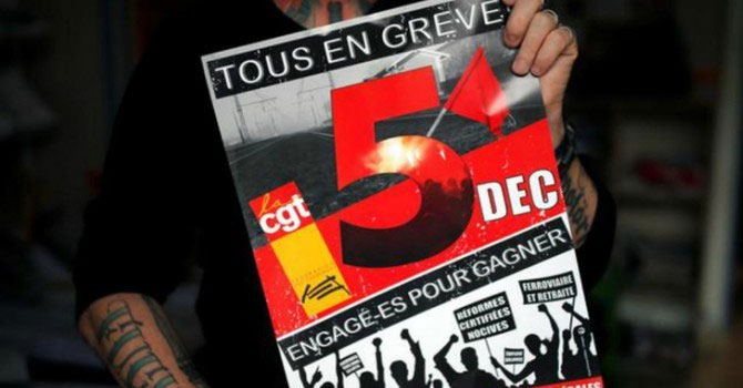 Fransa’da süresiz genel grev başladı
