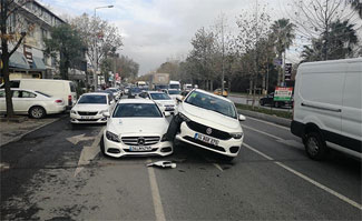 Bakırköy'de ilginç kaza