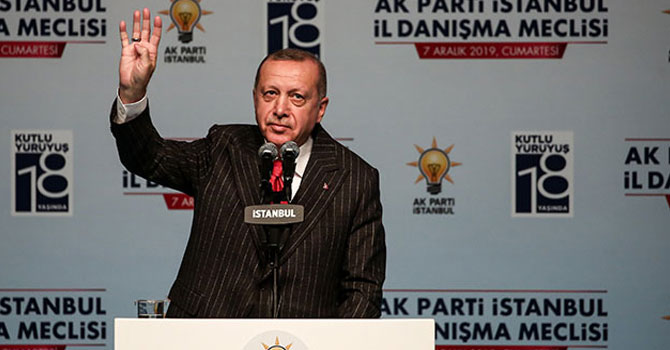 Erdoğan, Davutoğlu, Babacan ve Şimşek'i hedef aldı