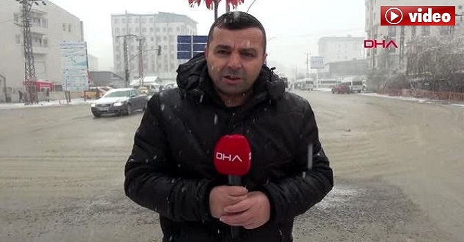 Hakkari'de kar ve sis etkili oldu