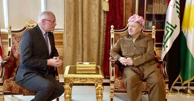 Jeffrey, Suriyeli Kürtleri Barzani'ye sordu