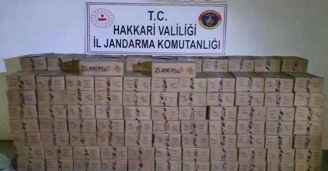 Derecik'te 50 bin av tüfeği fişeği ele geçirildi