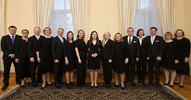 Finlandiya'nın yeni hükümeti görevde