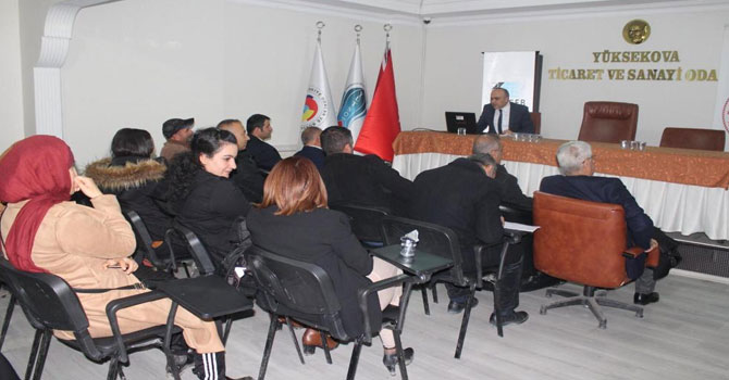 KOSGEB  Yüksekova’da bilgilendirme toplantısı yaptı