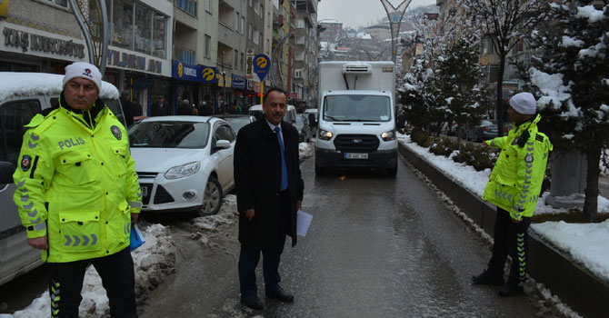 Hakkari’de “Öncelikli Yaya Trafik” uygulaması yapıldı  