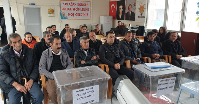 Hakkari Ak Parti'de delege  seçimi yapıldı