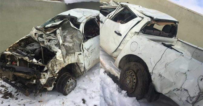 Hakkari-Van karayolunda trafik kazası: 1 ölü, 2 yaralı